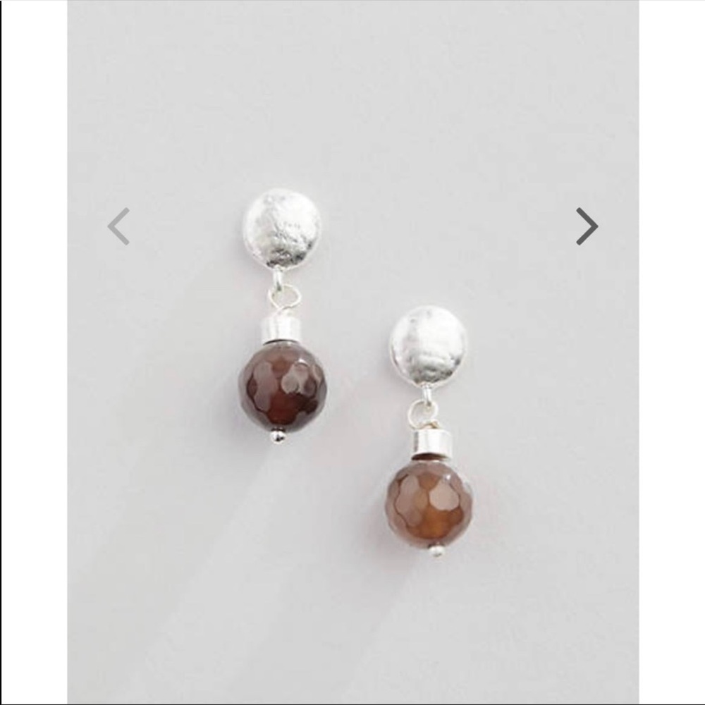J.Jill Agate post drop earring size 1”